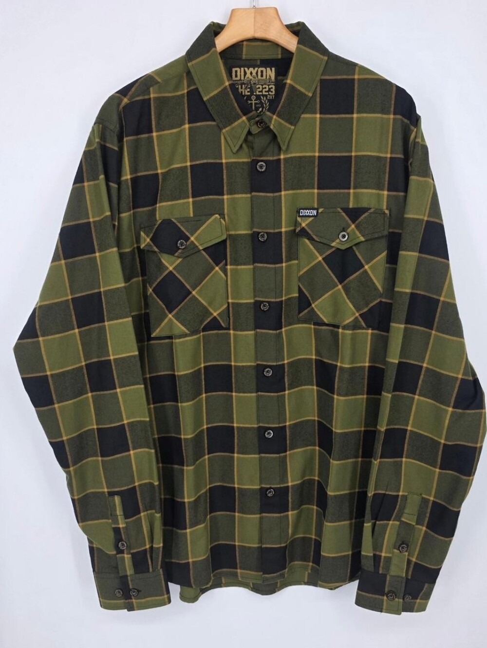 Dixxon The .223 Green And Black Flannel Shirt Men's 2XT